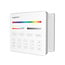 MiBoxer/Mi-Light Commande murale - 4 zones - RGB+CCT - Sans fil - 2,4 GHz - Blanc