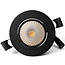 PURPL Spot LED Encastrable - Orientable - 2700K Blanc Chaud - ø108 mm - 7W - Noir​