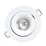 PURPL Support spot GU10 encastrable blanc orientable – Ø95 mm, perçage Ø80 mm