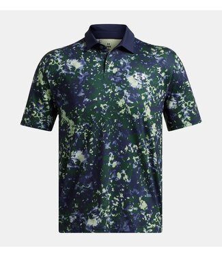 Under Armour Tee To Green Printed  Polo