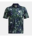 Under Armour Tee To Green Printed  Polo