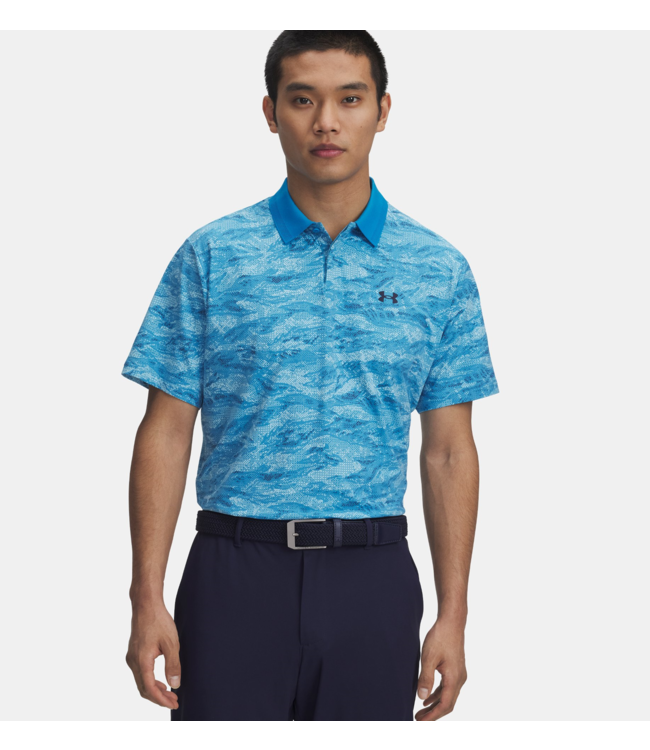 Under Armour Men's  Drive Chill Printed Polo