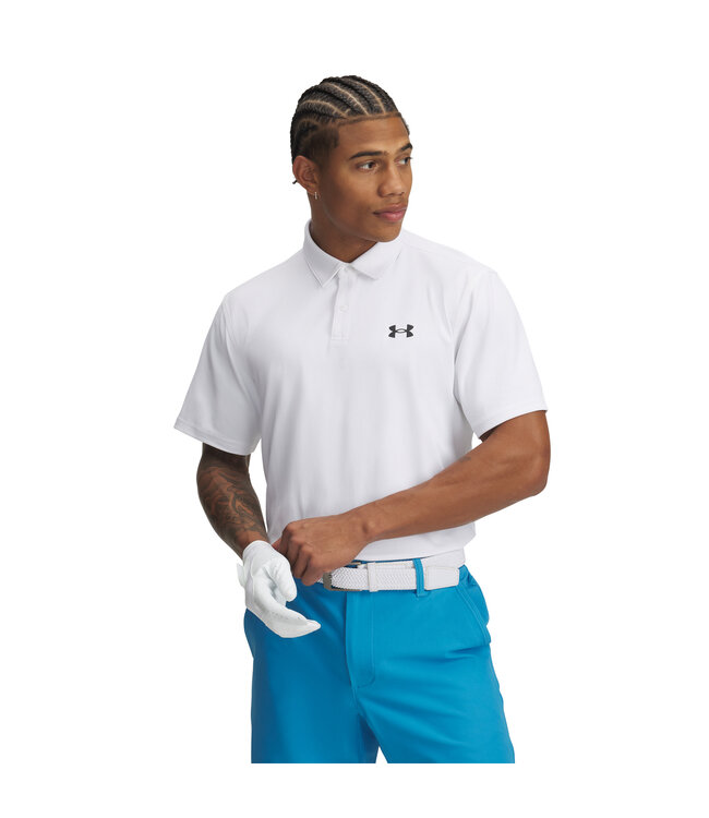 Under Armour Men's Tee To Green  Pique Polo