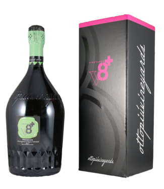 V8+ Vineyards Sior Carlo Prosecco Brut Millesimato DOC Magnum in geschenkdoos