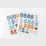 Karamel blauwe magnetische cijfers