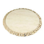 Moje. Moje.Speelmat met ruches Rond 100cm  - Soft Velvet Beige