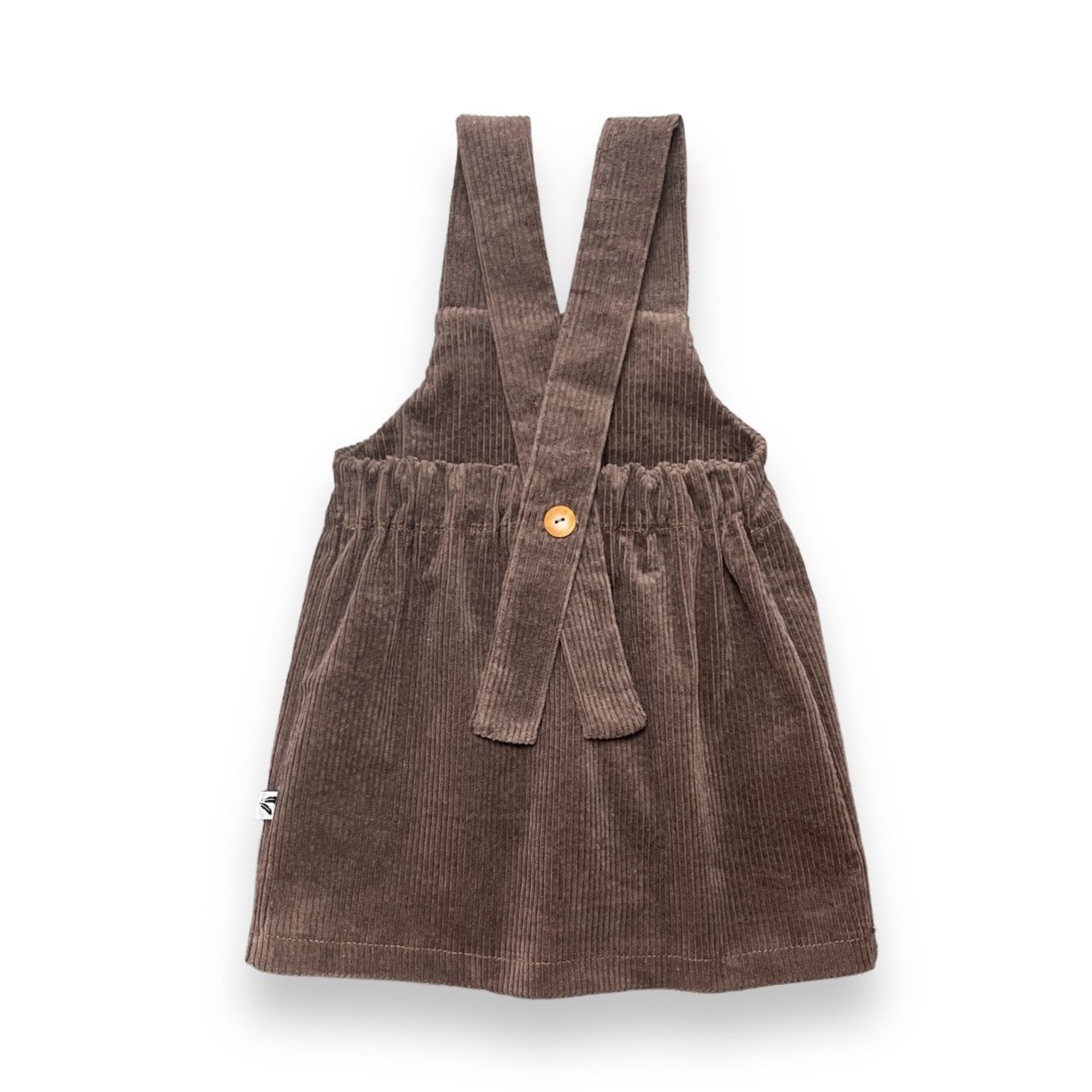 Feathers® Pinafore dress - Corduroy mini Dark Brown