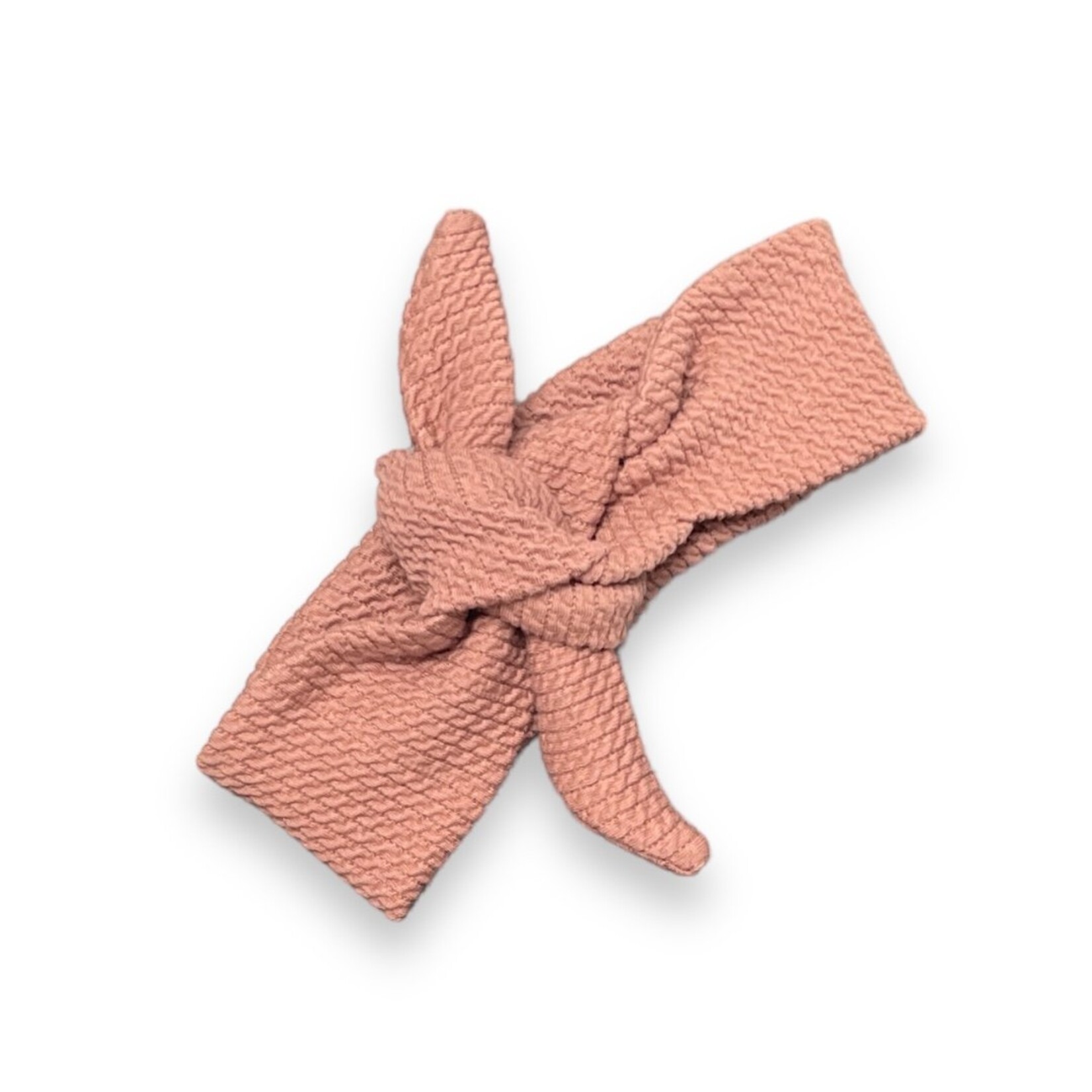 Feathers® Knoophaarband cable  - Clay pink