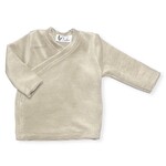 Feathers® Overslagshirtje small cord dark beige