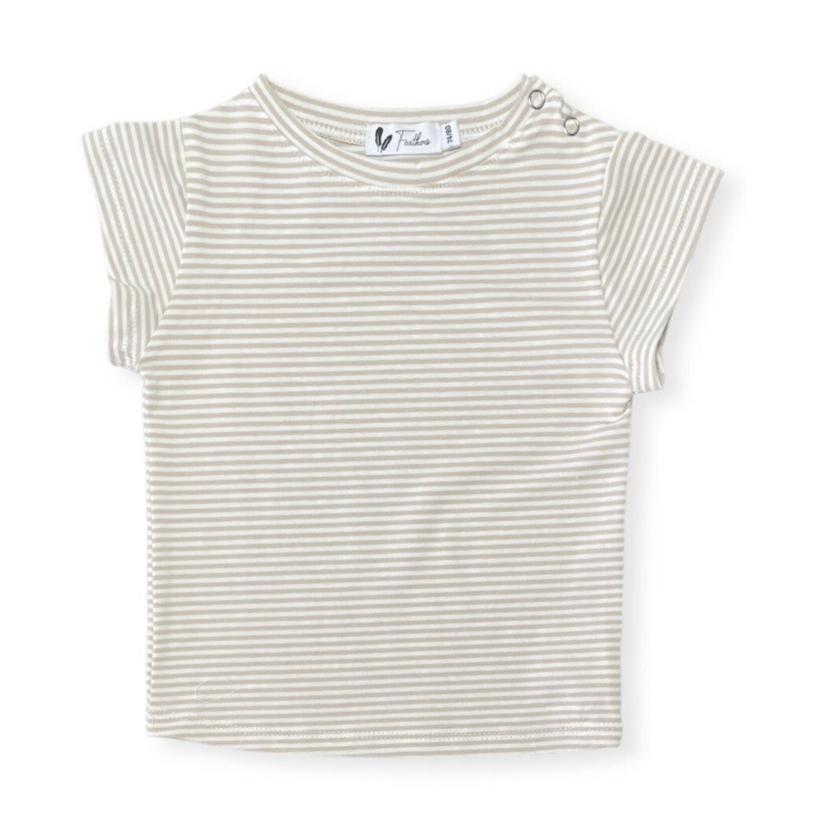 Feathers® Shirtje small stripes sage
