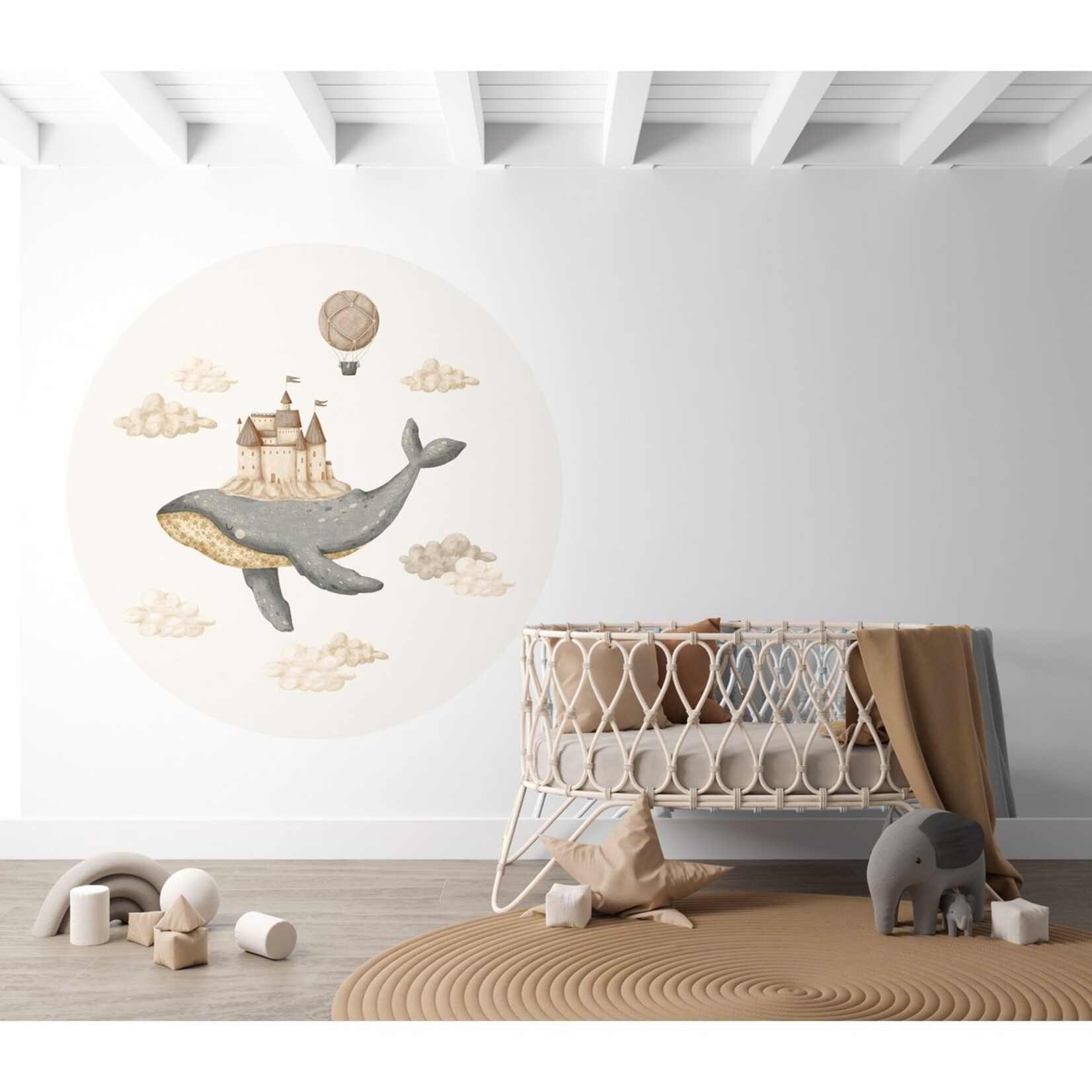 ELLIE Studio Zelfklevende behangcirkel zeeleven | Memories of dreams #2