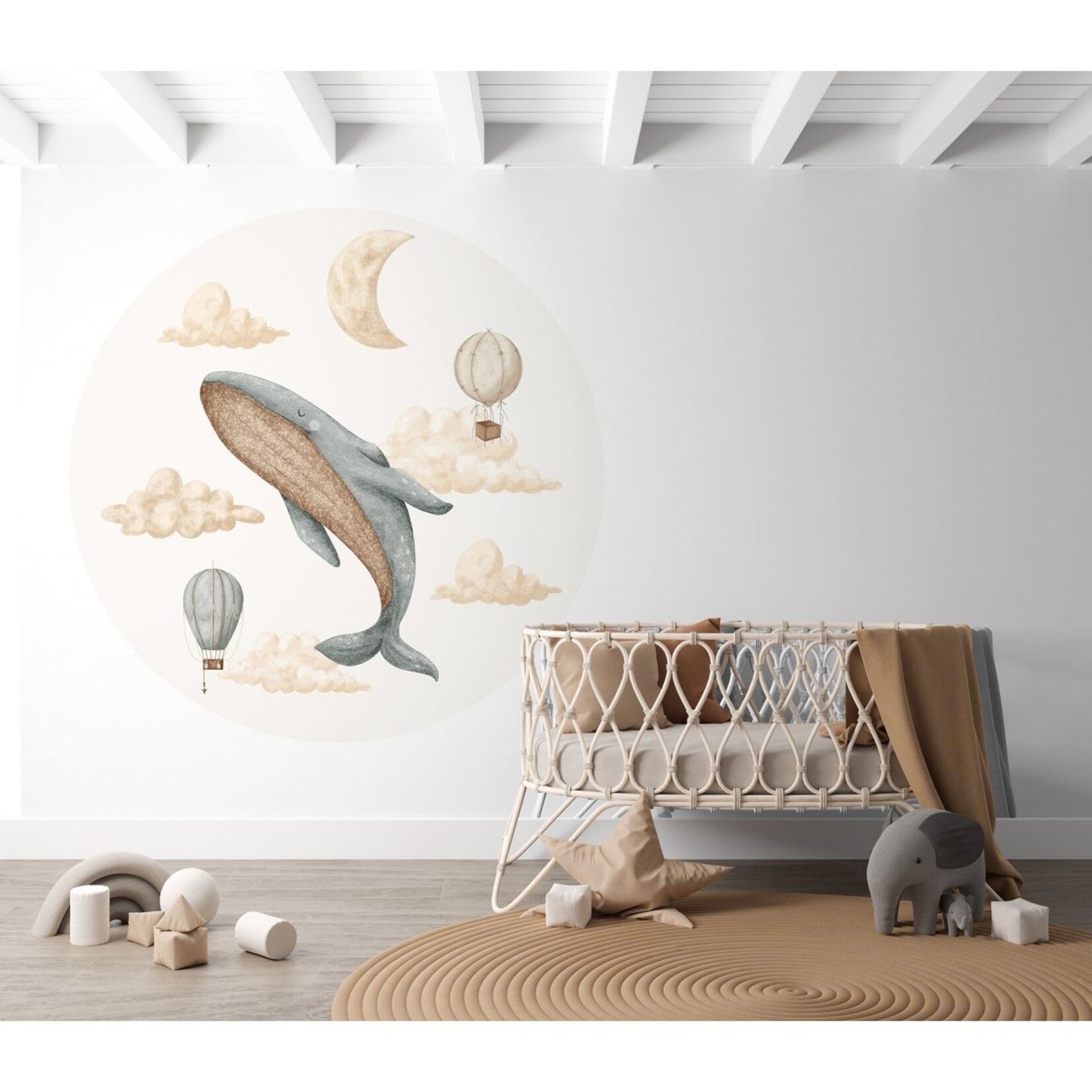 ELLIE Studio Zelfklevende behangcirkel zeeleven | Memories of dreams #1