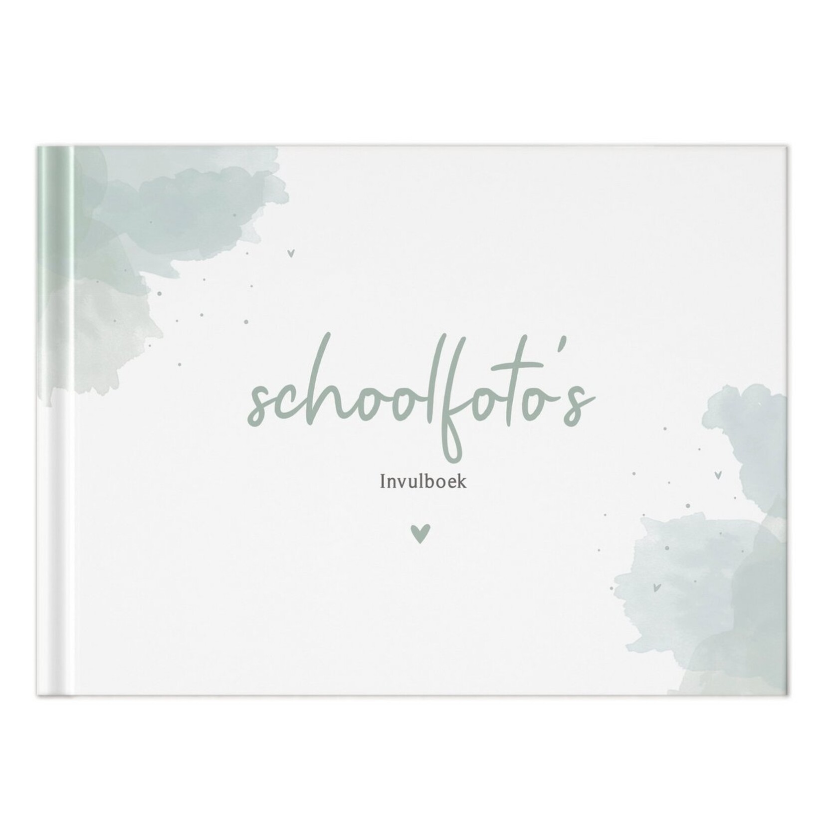 Mijn schoolfotoboek - Watercolour Groen