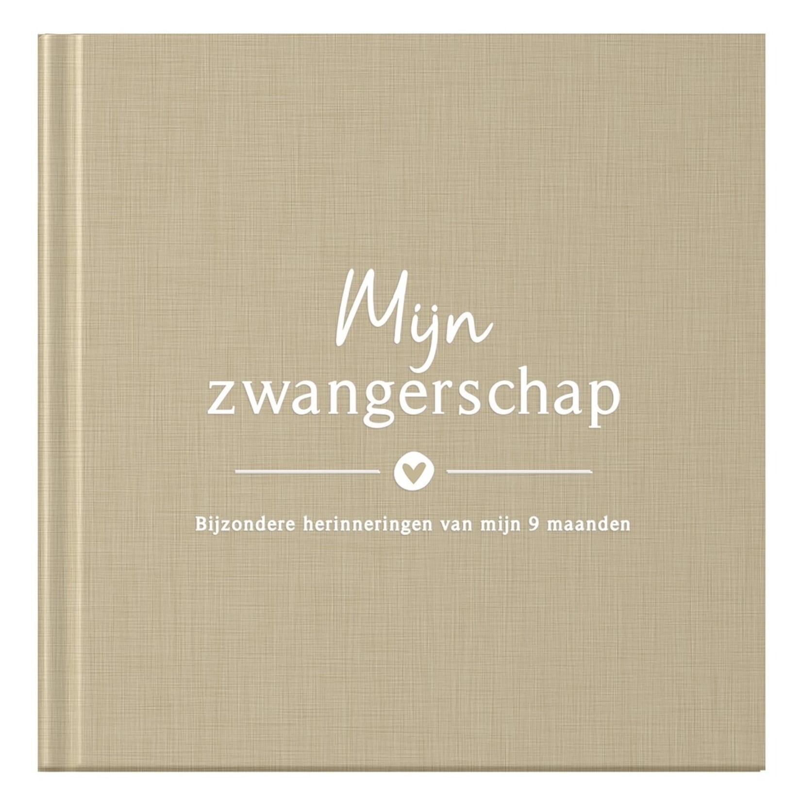 Mijn zwangerschapsdagboek - Linnen Taupe