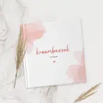 Kraambezoekboek - Watercolour Roze