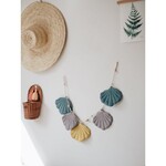 "Eye of the Sea" Linnen Garland met Schelpen