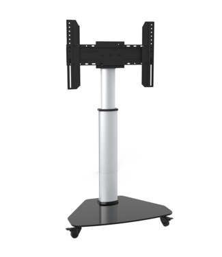 DQ Wall-Support Pardo Brazo para monitor y soporte para portátil en poste  Negro 