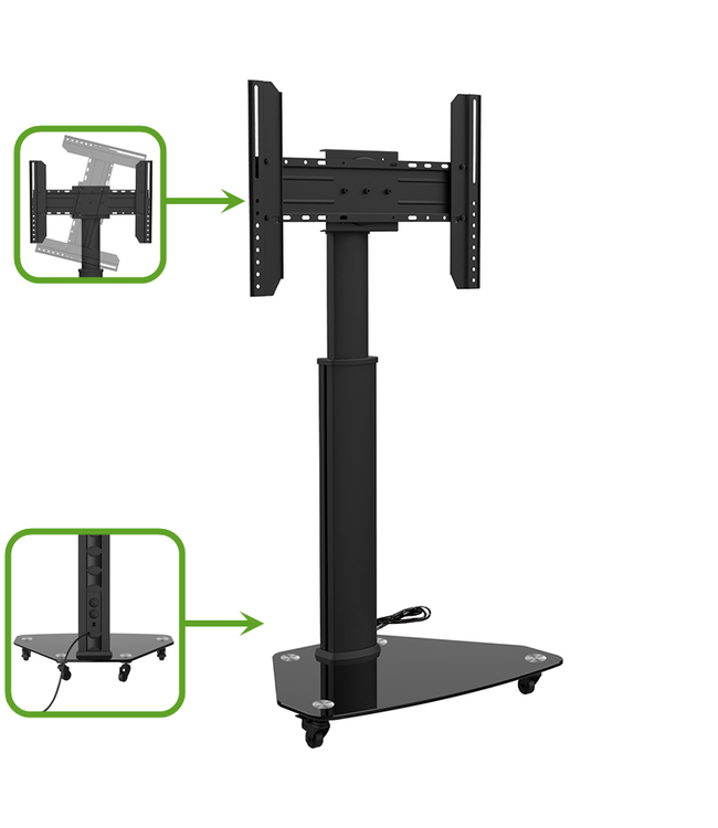 XTRARM Proton 100 Pie-TV Negro