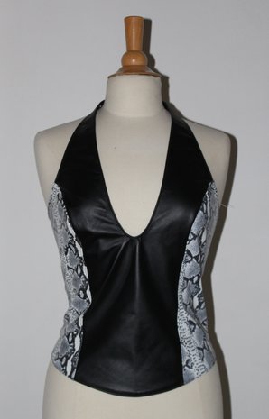 Bizonder Halter Top Leer