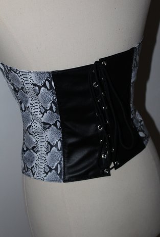 Bizonder Halter Top Leer