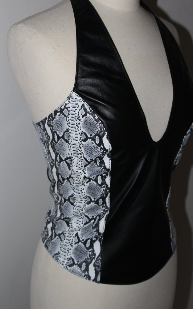 Bizonder Halter Top Leer