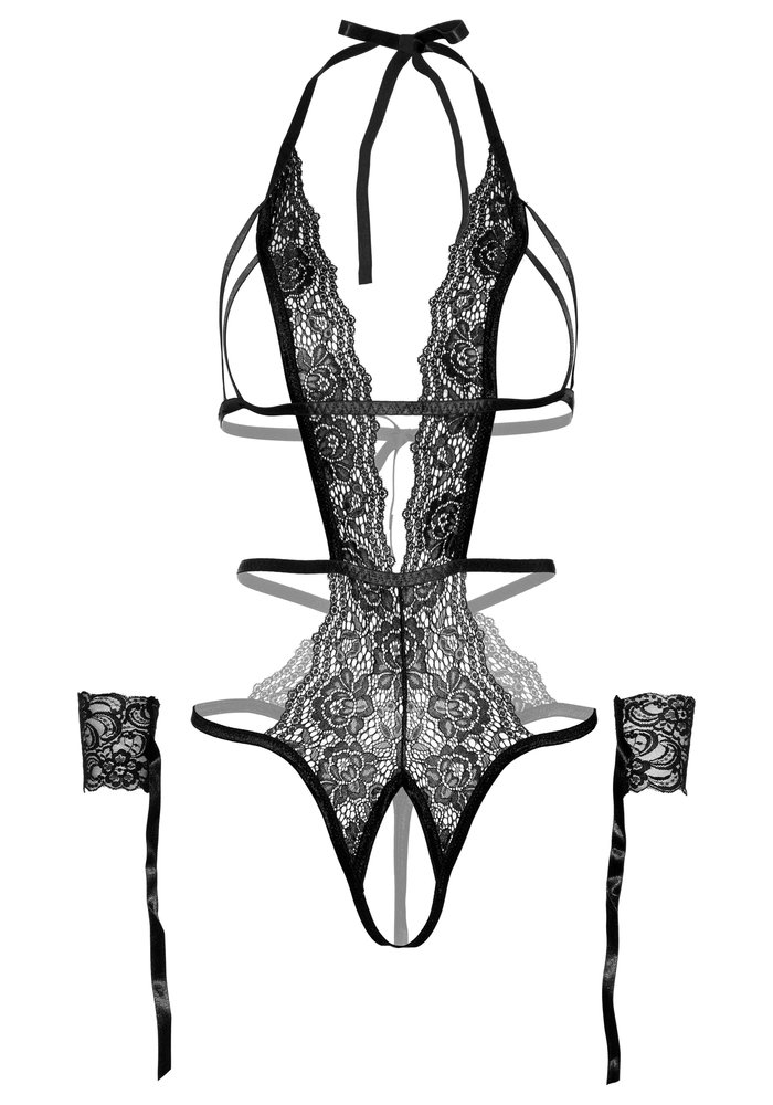 Leg Avenue 2 Delige Open x Teddy zwart