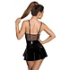 Noir Handmade Mini Jurk semi-transparante Noir Handmade Mini Jurk semi-transparante