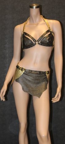 Bizonder Bra bandjes zwart/ Goud