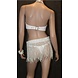 Bizonder Rok met losse Strassbanden Wit R196 Bizonder Rok met losse Strassbanden Wit R196