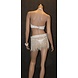Bizonder Rok met losse Strassbanden Wit R196 Bizonder Rok met losse Strassbanden Wit R196