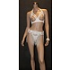 Bizonder Rok met losse Strassbanden Wit R196 Bizonder Rok met losse Strassbanden Wit R196