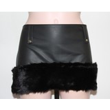 Bizonder Leren Rok Nepbont Bizonder Leren Rok Nepbont
