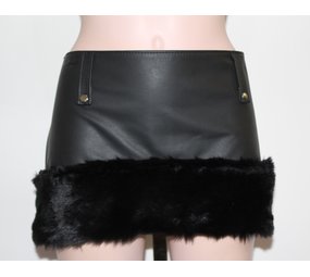 Bizonder Leren Rok Nepbont Bizonder Leren Rok Nepbont