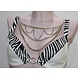 Bizonder BH Leer + Kettingen Zebra Bizonder BH Leer + Kettingen Zebra