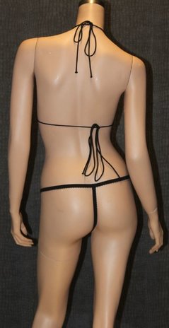 Bizonder Driehoek String Dubbel Leer