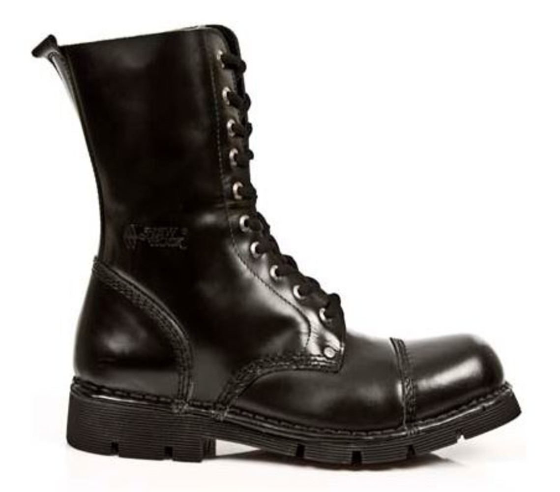 New Rock New Rock Laars NEWMILI10 Zwart