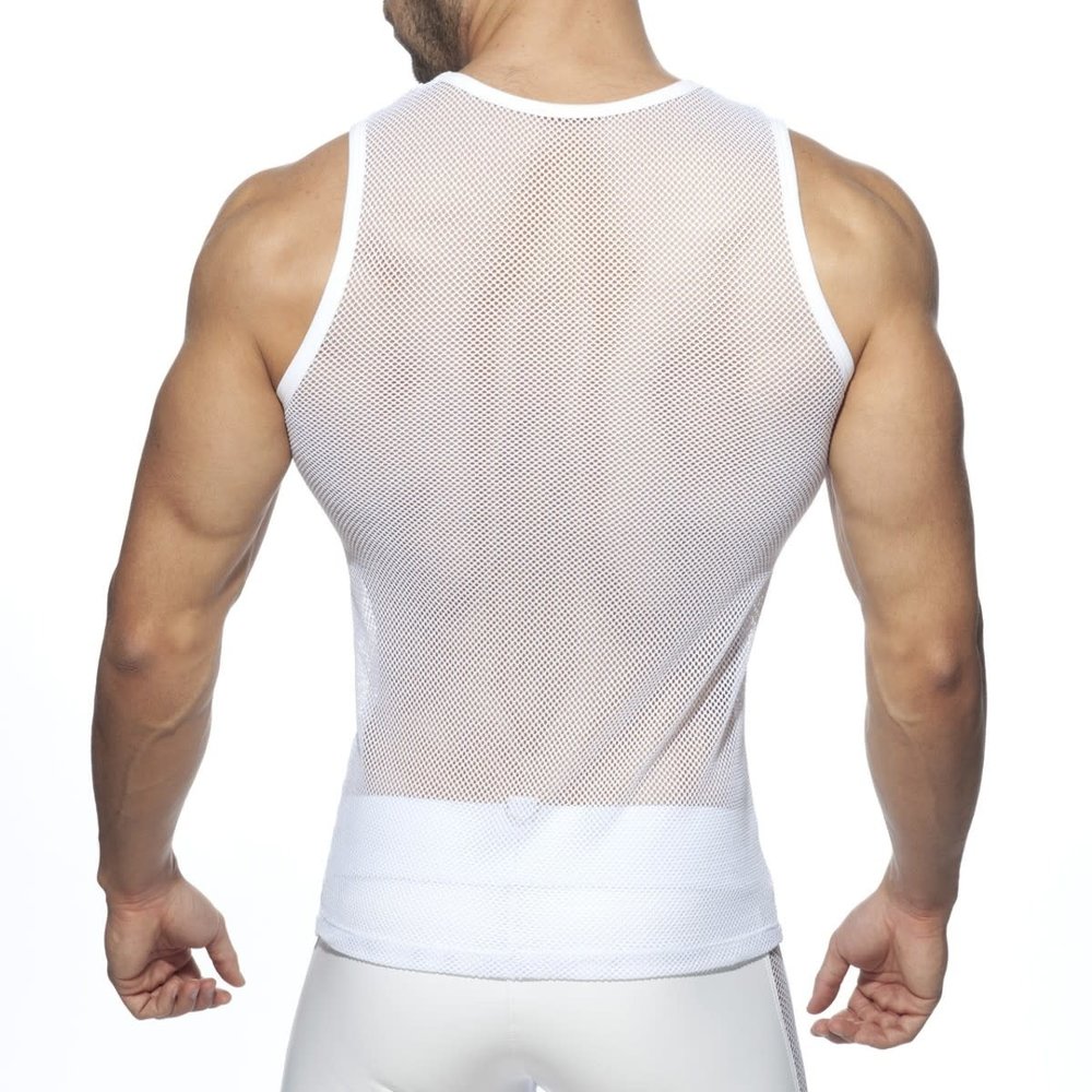 Addicted Mesh Tanktop ADF76 Wit