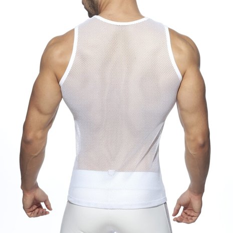 Addicted Mesh Tanktop ADF76 Wit