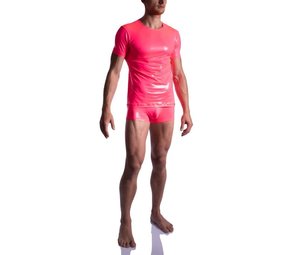 Manstore Casual T-Shirt M2180 Roze Manstore Casual T-Shirt M2180 Roze