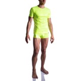 Manstore Casual T-Shirt M2180 Geel Manstore Casual T-Shirt M2180 Geel