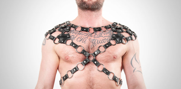 Rub2Play Dubbel Schouder Ring Harnas