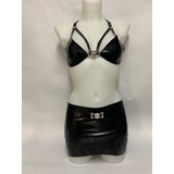 Lovely Latex by Brigitte More Korte Latex Rok met Bling Lovely Latex by Brigitte More Korte Latex Rok met Bling