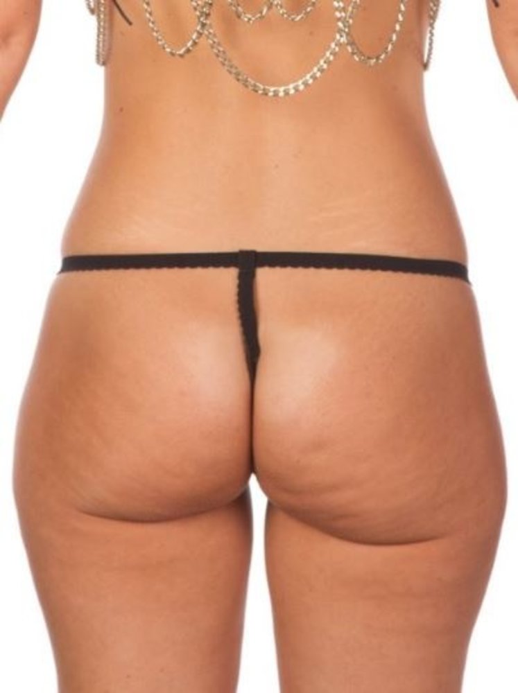 Bizonder Driehoek String Met Kettingen Zwart - Bizonder