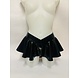 Luxxury Latex Latex Mini Fladder Rok zwart