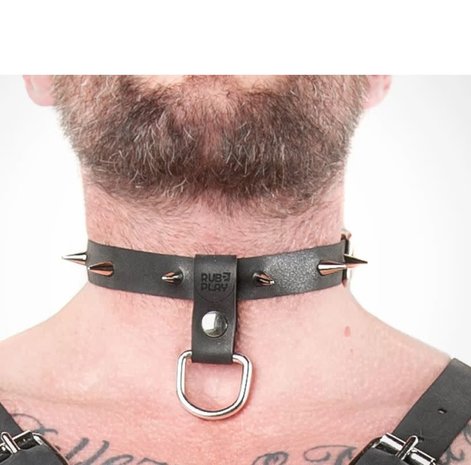 Rub2Play Spiked Collar Zilver 5003