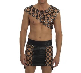 Bizonder Schouderstuk Leer en Ringen 05