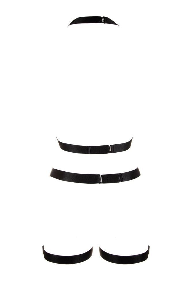 Jolidon Cage Playsuit grove banden