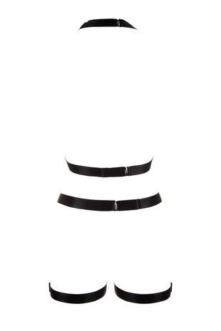 Jolidon Cage Playsuit grove banden