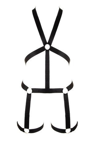 Jolidon Cage Playsuit grove banden