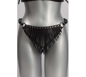 VoyeurX String Fringe Zilveren Afwerking